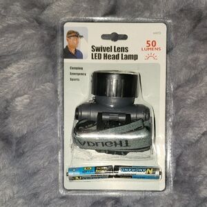 Swivel Lens LED Head Lamp - Black